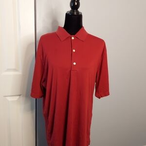 Greg Norman Play Dry Polo Shirt Shark Size Large